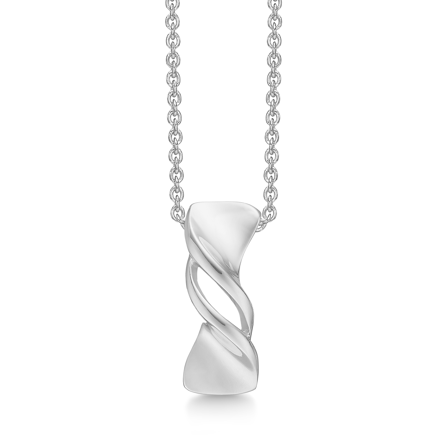 overskud konstruktion horisont Sølv halskæde rhodineret bred pind. Kæden er rhodineret sølv i længde 42-45  cm. - Copenhagen smykker