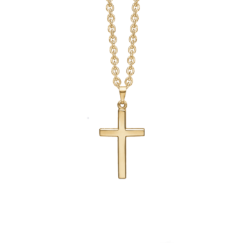 Kors halskæde i guld 14 karat