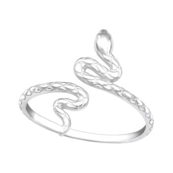 Snake-soelv-ring