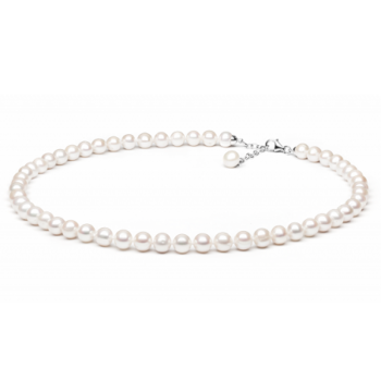 Luksus perlehalskæde med runde perler FARW685-2-800x536