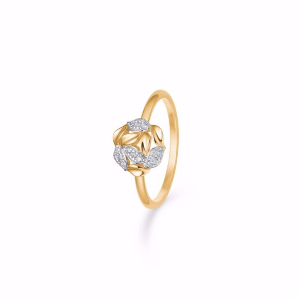 Guld ring 8 kt med zirkonia sten 8340/6/08